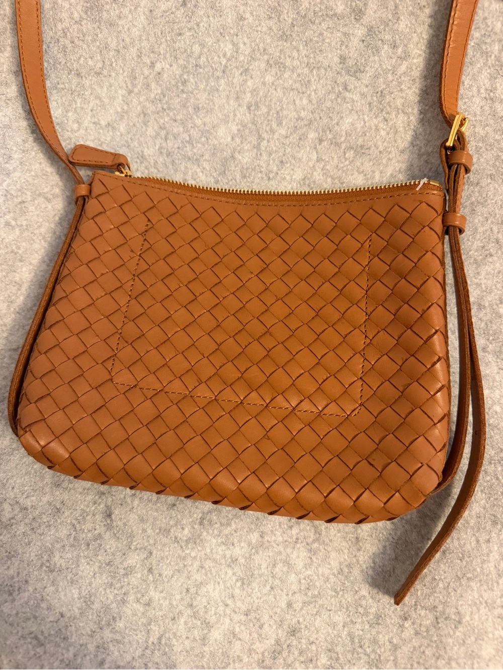 Madewell Woven Leather Crossbody